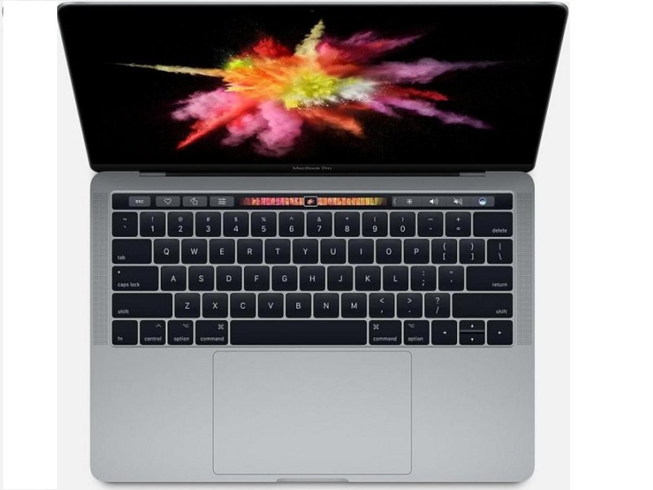 Apple MacBook Pro (13", 2017, Four Thunderbolt 3 ports) space gray